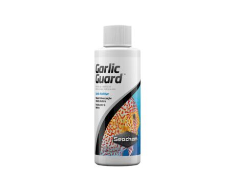 Seachem GarlicGuard es un potenciador de olor y sabor totalmente natural con aroma a ajo para peces de agua dulce y salada.