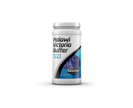 Seachem Malawi/Victoria Buffer es una mezcla de sales de carbonato diseñada para mejorar el entorno natural de los cíclidos aumentando la dureza de los carbonatos, la capacidad amortiguadora y el pH.