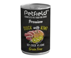 Petfield Wetfood Perro – Pato y Kiwi