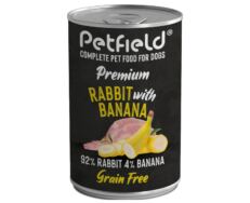 Petfield Wetfood Perro – Conejo y Plátano