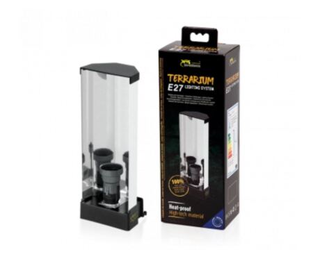 El Portalámparas con sistema de iluminación para terrario E27 es un soporte para que puedas colocar cómodamente tus lámparas