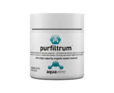 Aquavitro Purfiltrum, un polímero sintético macroporoso único que elimina las impurezas orgánicas solubles e insolubles del agua de 5 a 10 veces más rápido y de forma más completa que todos los demás productos de la competencia.