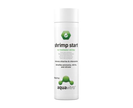 Aquavitro Shrimp start, un completo acondicionador para tu acuario de camarones de agua dulce.