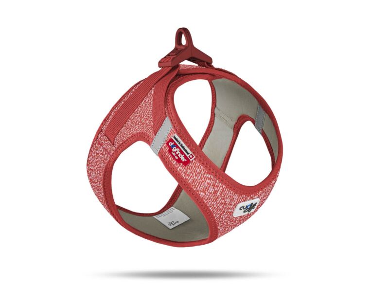Arnés Curli Clasp Merino Rojo Vest Air-Mesh indicado para perros pequeños y medianos.