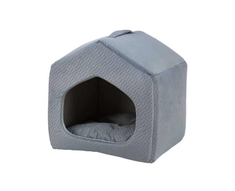 Cueva Alena es una cueva para perros o gatos pequeños, con forma de pirámide plegable.