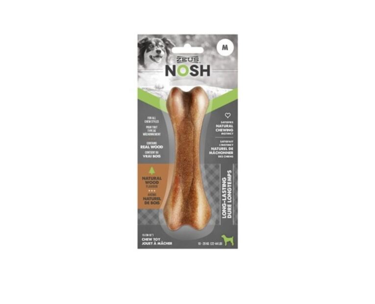 Hueso Zeus Nosh Wood Chew Bone - Madera