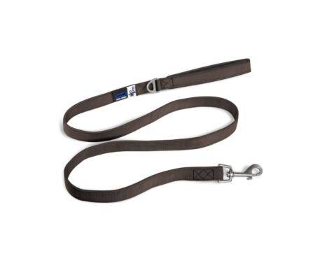 Correa Curli Basic Nylon Marrón es una correa para perros, fabricada en nylon y con asa acolchada.