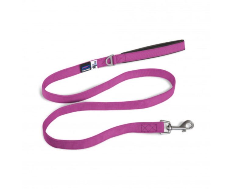 Correa Curli Basic Nylon Fucsia es una correa para perros, fabricada en nylon y con asa acolchada.