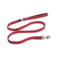 Correa Curli Basic Nylon Rojo es una correa para perros, fabricada en nylon y con asa acolchada.