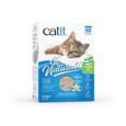 Arena Mixta de Bentonita y Cáscaras de Guisante - Catit Go Natural a diferencia de muchas arenas minerales para gatos