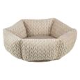 La Cama Redonda Livia Beige es un accesorio ideal para el descanso de perros y gatos.