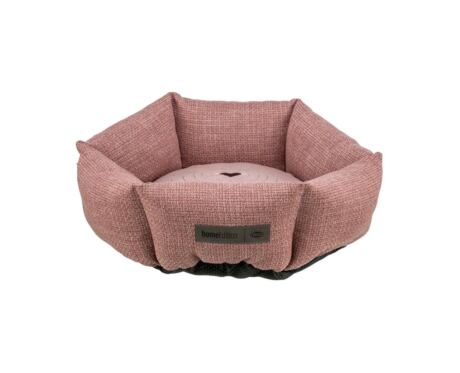 La Cama Redonda Viviana Rosa es realmente el accesorio perfecto para el descanso de gatos o perros pequeños.