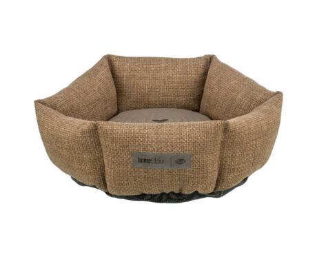 La Cama Redonda Viviana Marrón es realmente el accesorio perfecto para el descanso de gatos o perros pequeños.
