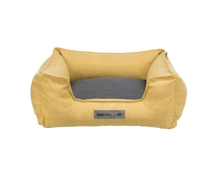 La Cama Talis Amarillo es una cuna acolchada y realmente cómoda donde tu mascota disfrutará de sus horas de descanso.