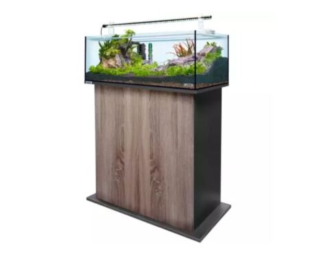 El Kit Acuario Sera AquaTank con Mueble Roble gris reúne las condiciones ideales para montar un acuario comunitario o un acuario biotopo.