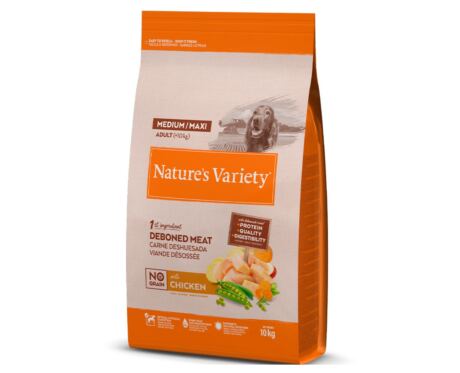 Nature’s Variety No Grain Adult Medium/Maxi Pollo