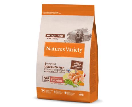 Nature’s Variety No Grain Adult Medium/Maxi Salmón