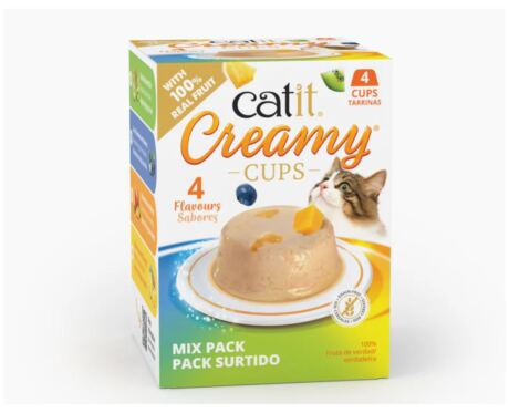 Catit Creamy Cups – Creamy Mousse Mix Pack