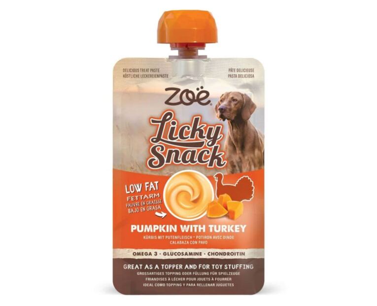 Snack cremoso de calabaza y pavo para perros Zoë Licky