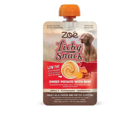 Snack cremoso de Boniato y Vacuno para perros Zoë Licky