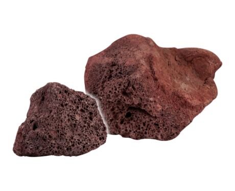sera rock red lava roca lava roja natural para acuarios