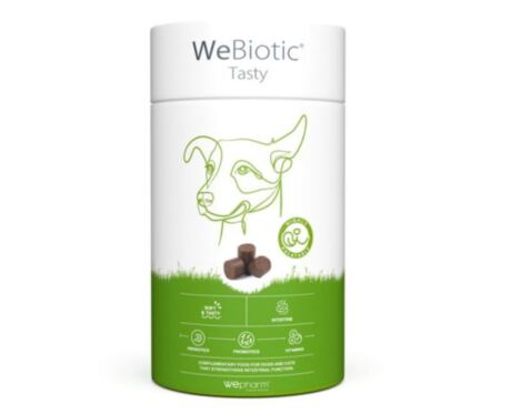 WeBiotic Tasty 30 Chews suplemento digestivo para perros y gatos