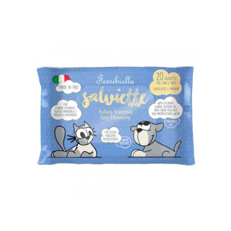 Toallitas para Oídos Ferribiella para perros y gatos