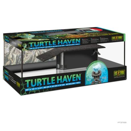Kit acuario para tortuga Exo Terra Turtle Haven 90x45x37 cm