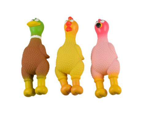 Gallina de látex con sonido para perros Duvo Plus