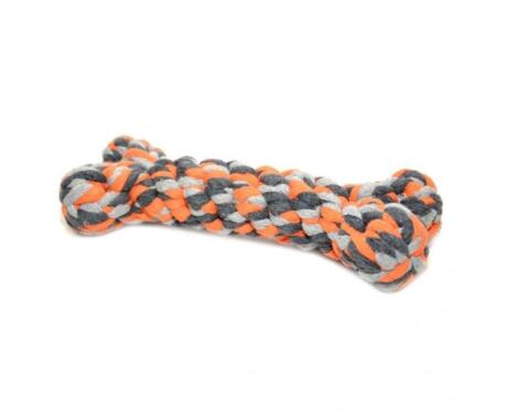 Hueso de algodón para perros Duvo Plus juguete dental resistente