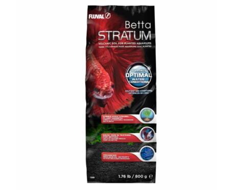 Fluval Betta Stratum 800g sustrato volcánico orgánico poroso para acuario de bettas gambas y plantas.