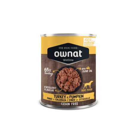Ownat Wet Turkey & Pumpkin 395 Gr